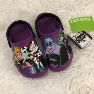 Disney Purple Villains crocs kids 12